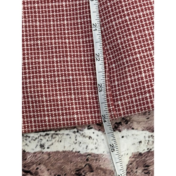 Liverpool Los Angeles Red White Gingham Blazer Womens Size M Single Button - Picture 13 of 15